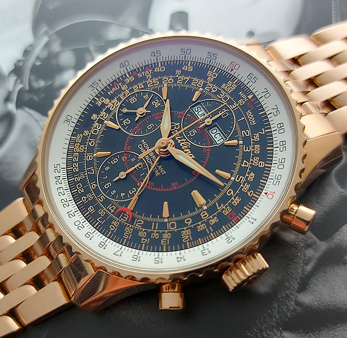 Breitling montbrillant 2024 rose gold